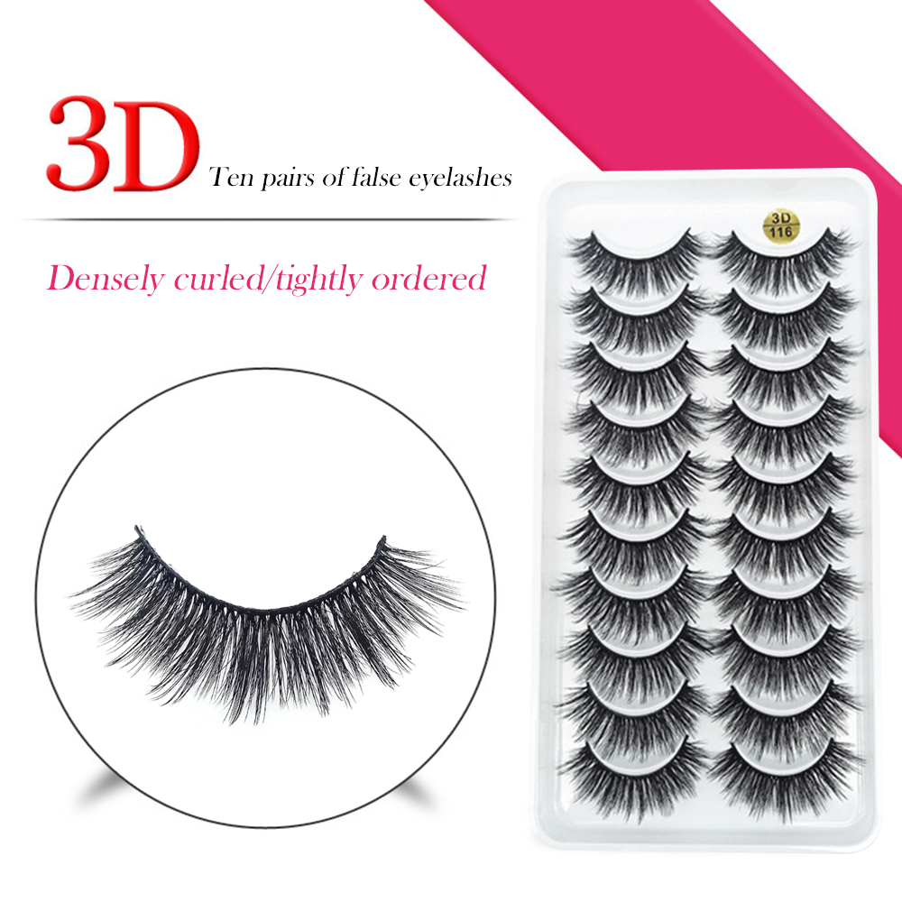 Eyelash Extension Eye Irritation - 천연 인조 속눈썹 여성용 천연 3D