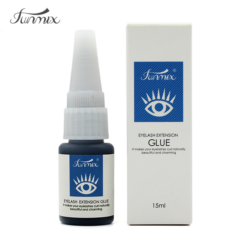 Eyelash Extension Eye Irritation - Funmix 한국 수입 블랙 속눈썹 접착제,