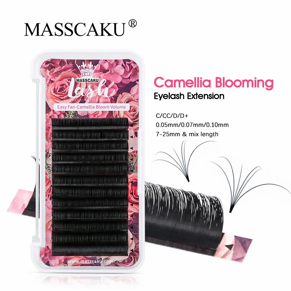 매스카쿠 이지 패닝 볼륨 메가 속눈썹 연장 오토 플라워 - Eyelash Extension Human Hair 리뷰 및 가격