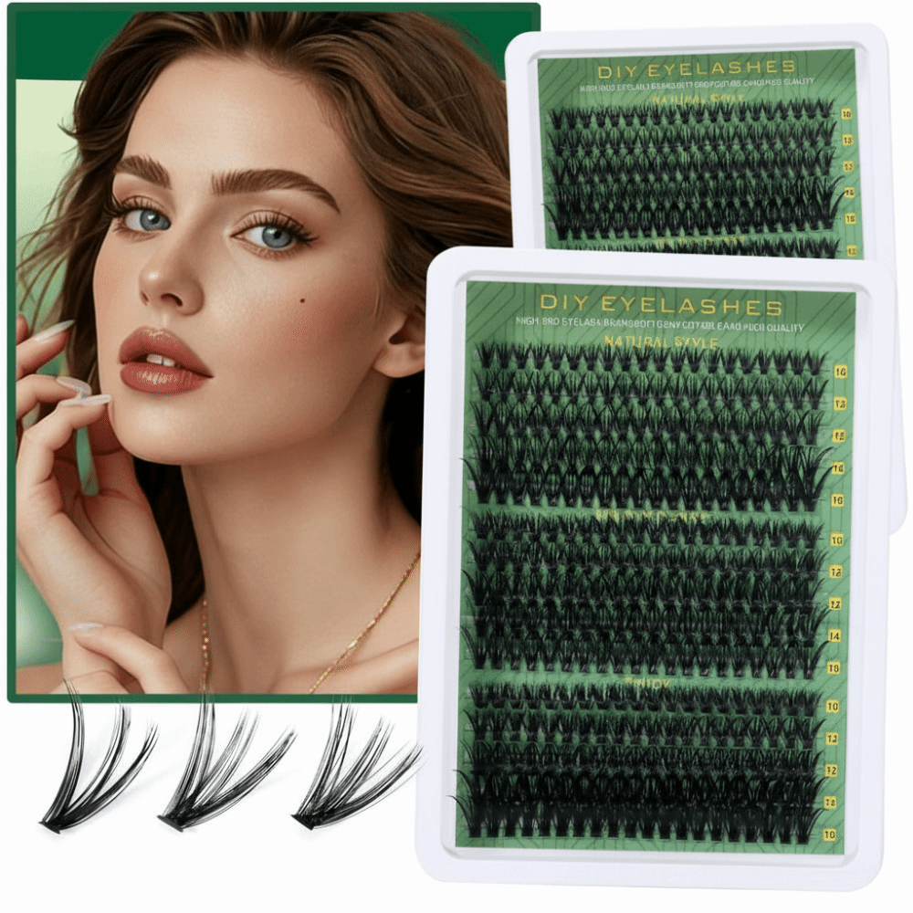 내추럴 룩 인조 속눈썹 본드 앤 씰 클러스터 디자인 D - Eyelash Extension Natural Look 리뷰 및 가격