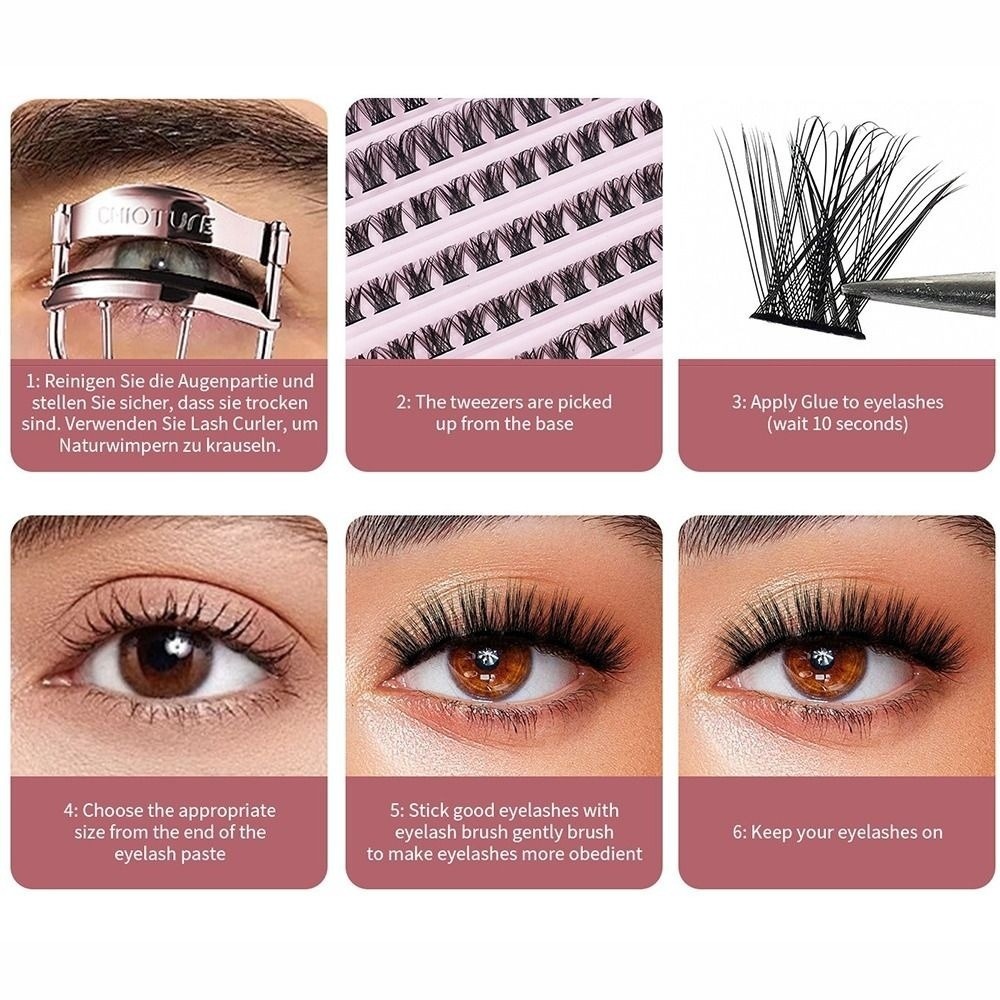 고품질 본드 및 실드 인조 속눈썹, 자연스러운 스타일, - Eyelash Extension Natural Look 리뷰 및 가격