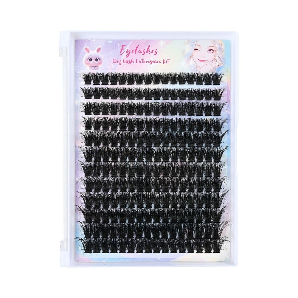내추럴 룩 인조 속눈썹 본드 앤 씰 클러스터 디자인 D - Eyelash Extension Natural Look 리뷰 및 가격