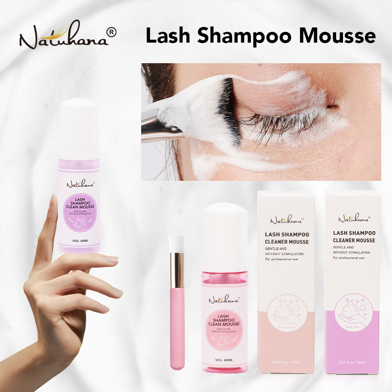 Natuhana 60ml 속눈썹 연장 샴푸 무스 가짜  - Eyelash Extension London 리뷰 및 가격