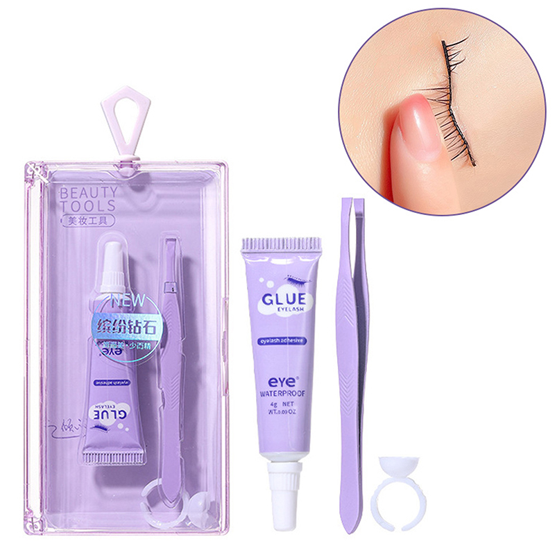 핀셋이 포함된 속눈썹 접착제 세트 방수 속건성 자가 접 - Eyelash Extension Eye Irritation 리뷰 및 가격