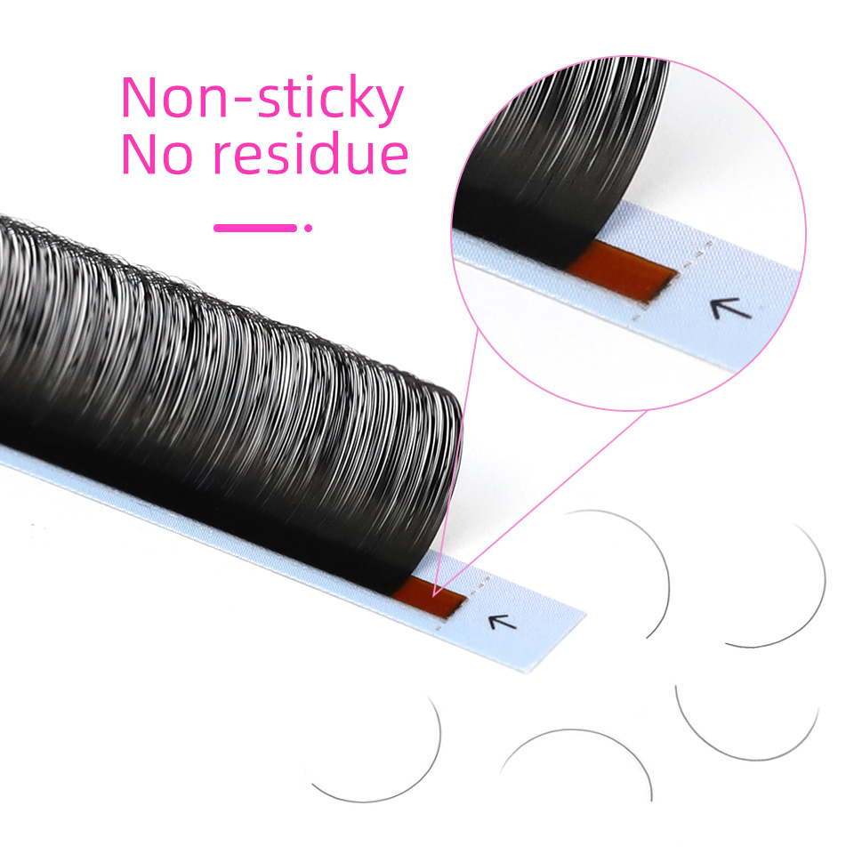 RUJADE 5 사례 / 대량 인조 속눈썹 연장 블랙  - Eyelash Extension Russian 리뷰 및 가격